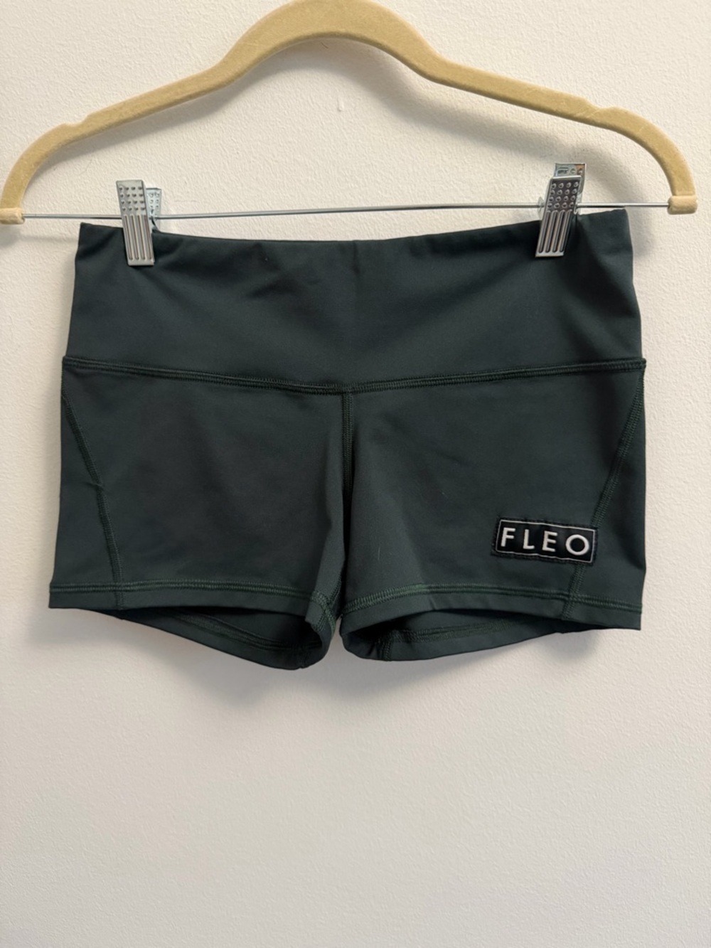 Fleo Dark Forest Green Shorts - Small